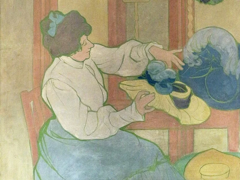1856-Alexandre Charpentier - La modista